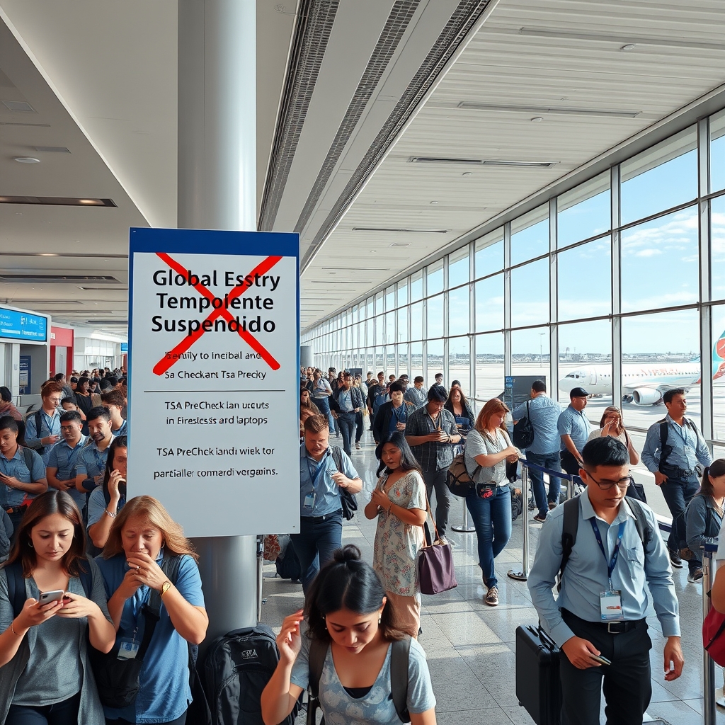 El Laberinto de la Seguridad Aerea TSA PreCheck Vuelve Global Entry en Pausa y la Incertidumbre Viajera