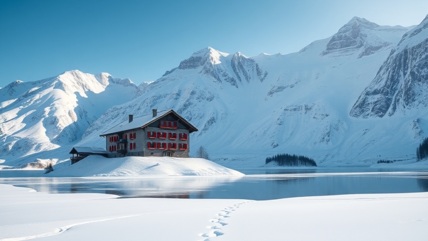 Grimsel Hospiz Un Santuario Legendario en los Alpes Suizos Donde el Lujo Encuentra la Paz Invernal