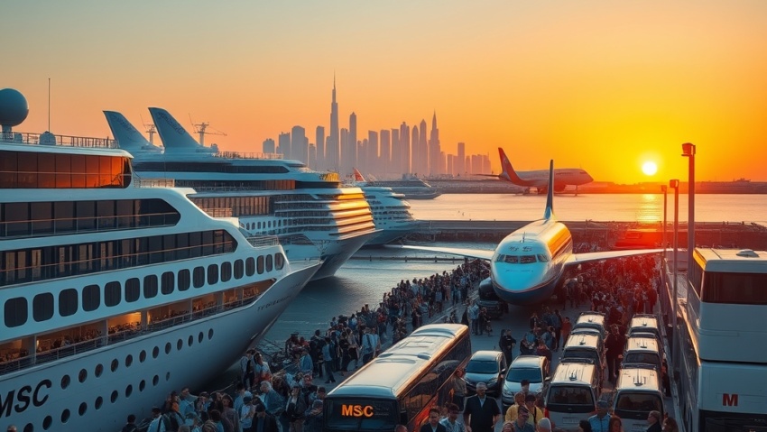 MSC Lidera la Repatriacion Masiva Un Faro de Esperanza para Miles de Pasajeros Varados en Dubai