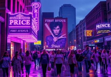 El Sendero Purpura Minneapolis Rinde Homenaje a Prince en el Decimo Aniversario de su Partida