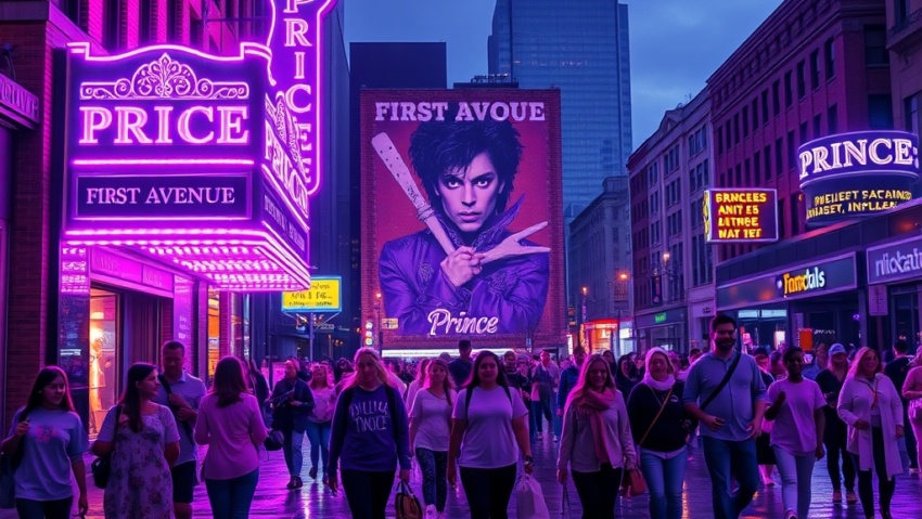 El Sendero Purpura Minneapolis Rinde Homenaje a Prince en el Decimo Aniversario de su Partida