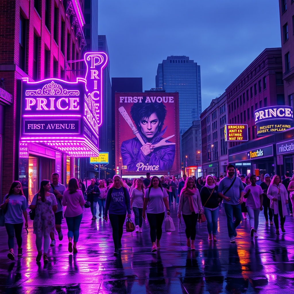 El Sendero Purpura Minneapolis Rinde Homenaje a Prince en el Decimo Aniversario de su Partida