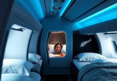 El Skynest de Air New Zealand ¿El Amanecer de una Nueva Era en los Vuelos de Larga Distancia