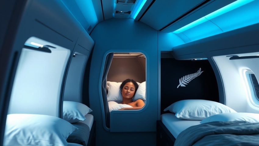 El Skynest de Air New Zealand ¿El Amanecer de una Nueva Era en los Vuelos de Larga Distancia