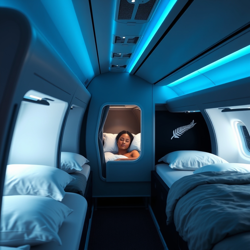 El Skynest de Air New Zealand ¿El Amanecer de una Nueva Era en los Vuelos de Larga Distancia