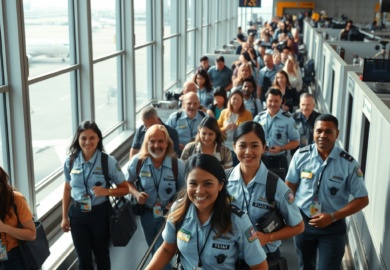 La Calma Retorna a los Aeropuertos Los Cheques de Pago de la TSA Alivian las Largas Filas y Revitalizan la Esperanza