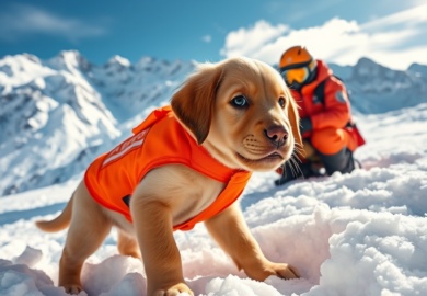 Los Heroes Silenciosos de las Montanas Cachorros de Rescate Frente a la Avalancha