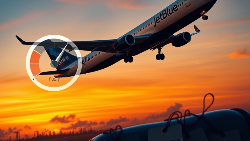 Turbulencia en las Tarifas Aereas JetBlue Alza Precios del Equipaje Ante Costos Disparados del Combustible