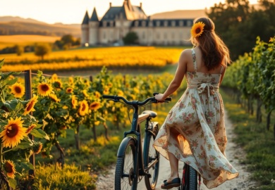 Valle del Loira en Ebike Un Viaje de Ensueno entre Castillos Vinedos y Girasoles