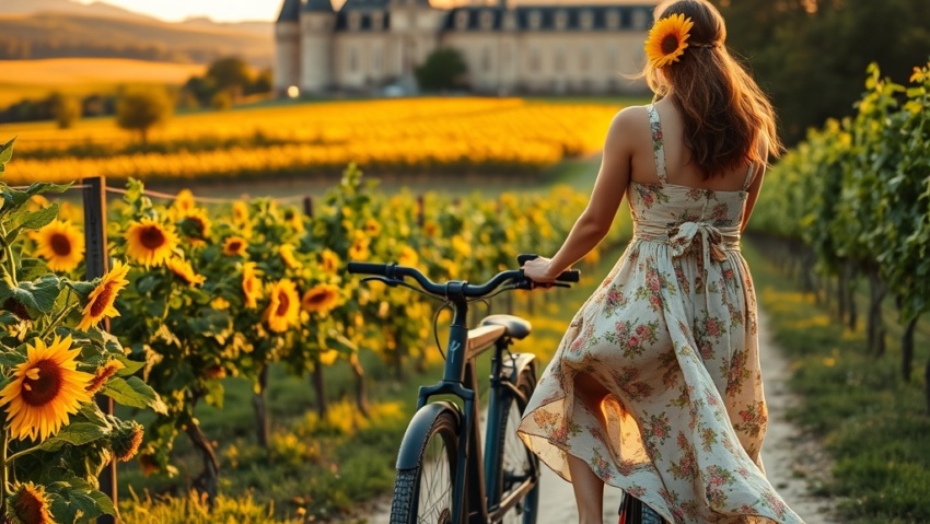 Valle del Loira en Ebike Un Viaje de Ensueno entre Castillos Vinedos y Girasoles