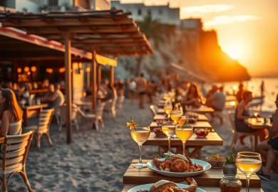 Chiringuitos de Playa en Europa Un Viaje Sensorial por la Costa