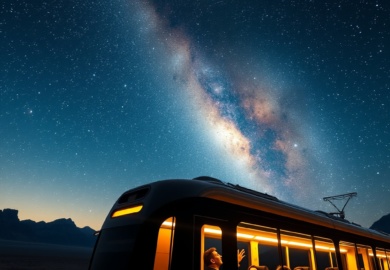 El Auge Estelar Trenes Nocturnos Transforman la Observacion Astronomica en una Aventura de Lujo