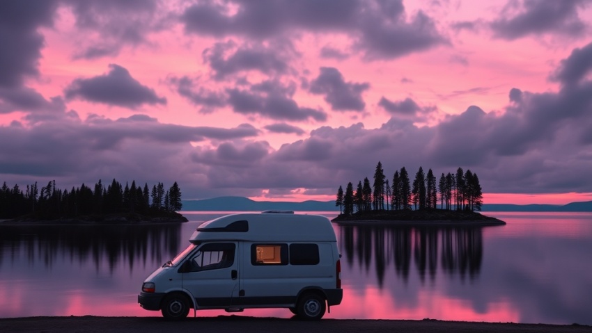 El Corazon Nordico al Volante Una Odisea Solitaria en Campervan por Escandinavia