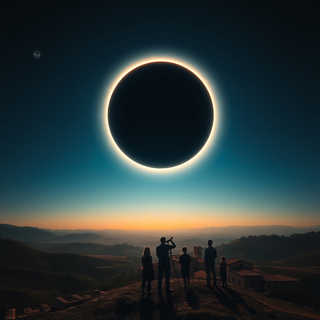 Espana bajo la Sombra Un Eclipse Solar Total Revela las Joyas Ocultas del Mundo Rural