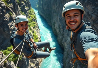 Desafiando el Abismo La Audaz Via Ferrata que Transforma el Miedo en Triunfo en Ausable Chasm