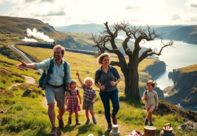 Exmoor en Familia Una Aventura Inolvidable de Senderismo Trenes de Vapor y Helados