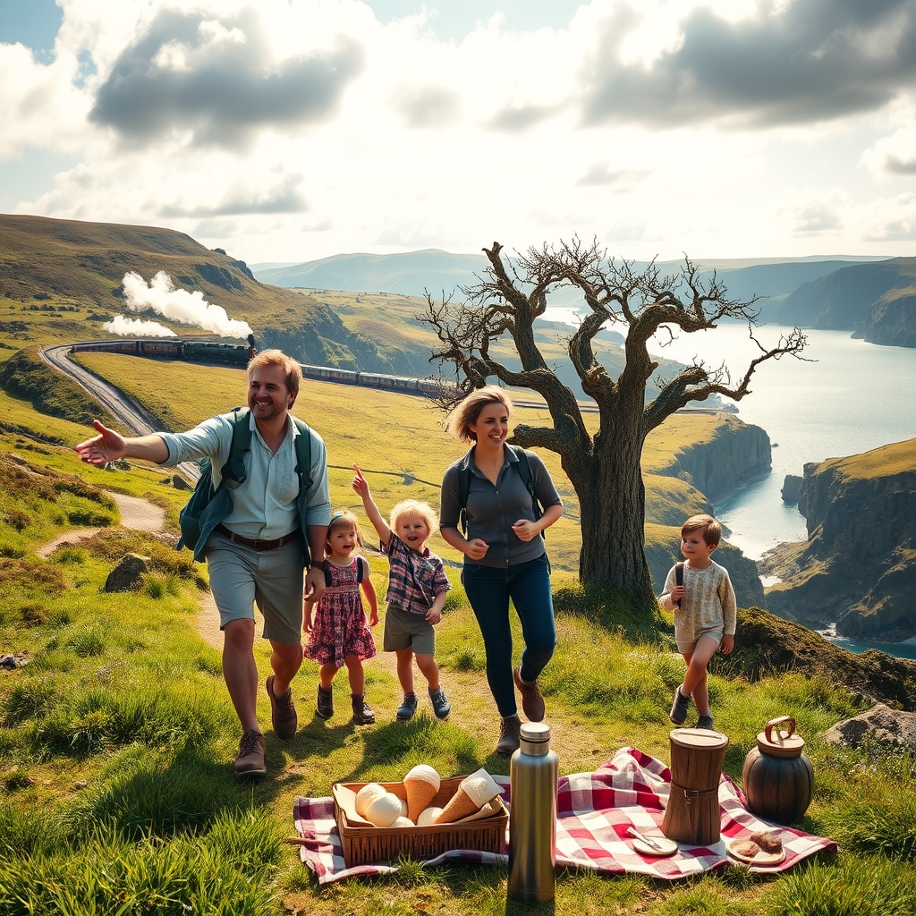 Exmoor en Familia Una Aventura Inolvidable de Senderismo Trenes de Vapor y Helados