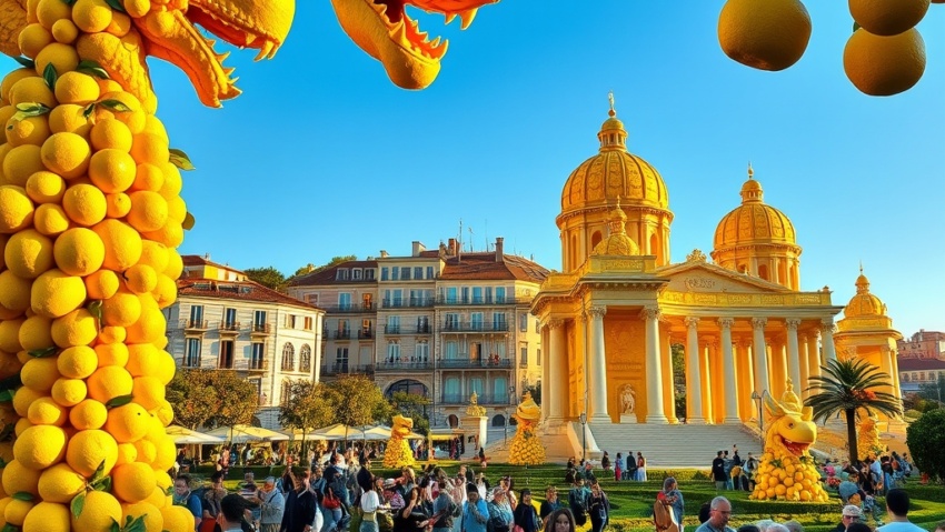 Festival del Limon de Menton Un Estallido de Color y Sabor en la Riviera Francesa
