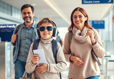 Navegando los Cielos con Autismo Una Odisea Hacia la Inclusion y el Viaje Sin Estres