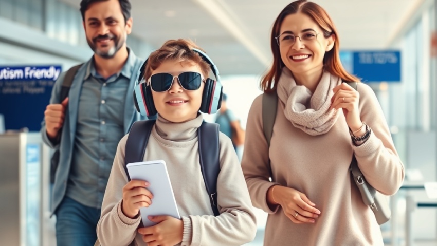 Navegando los Cielos con Autismo Una Odisea Hacia la Inclusion y el Viaje Sin Estres