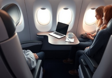 United Airlines Revoluciona el Asiento Central Comodidad y Productividad a un Nuevo Precio