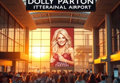 El Aeropuerto de Nashville ¿Bautizado con el Espiritu de Dolly Parton