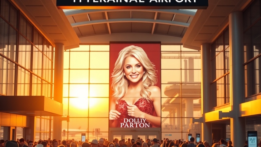 El Aeropuerto de Nashville ¿Bautizado con el Espiritu de Dolly Parton