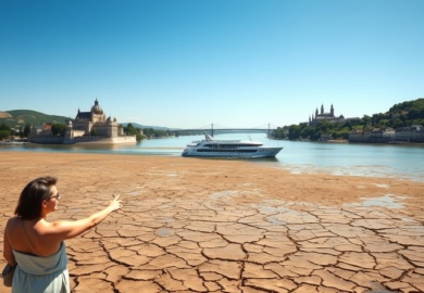 Europa Bajo Cero La Sequia Historica Estrangula el Corazon de los Cruceros Fluviales del Danubio y el Rin