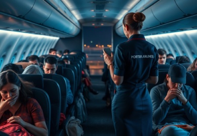 Vuelo Cancelado por un Nino El Incidente de Porter Airlines Revela las Tensiones Latentes en la Aviacion Moderna