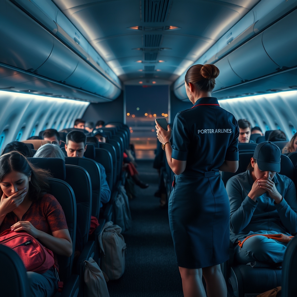 Vuelo Cancelado por un Nino El Incidente de Porter Airlines Revela las Tensiones Latentes en la Aviacion Moderna
