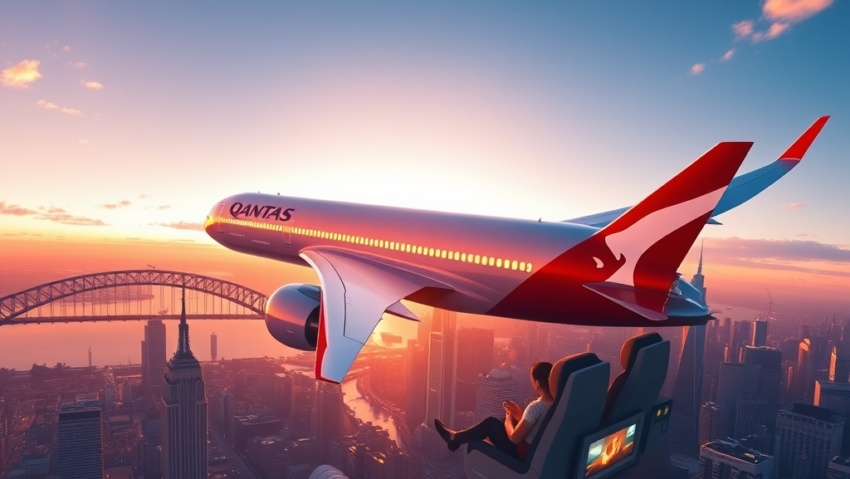 Amanecer Global Qantas Redefine los Cielos con Vuelos Ultra Largos sin Escalas