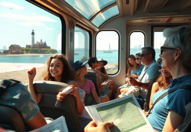 La Odisea del Verano sin Coche Un Romantico del Transito Redefine las Vacaciones en la Costa Este
