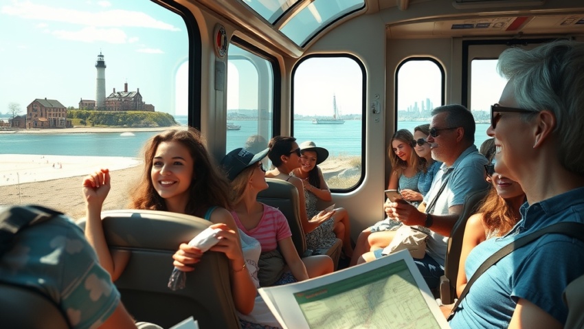 La Odisea del Verano sin Coche Un Romantico del Transito Redefine las Vacaciones en la Costa Este