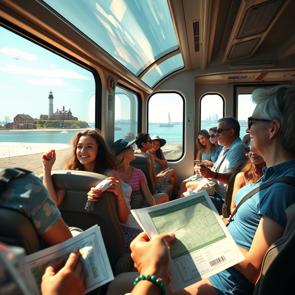 La Odisea del Verano sin Coche Un Romantico del Transito Redefine las Vacaciones en la Costa Este