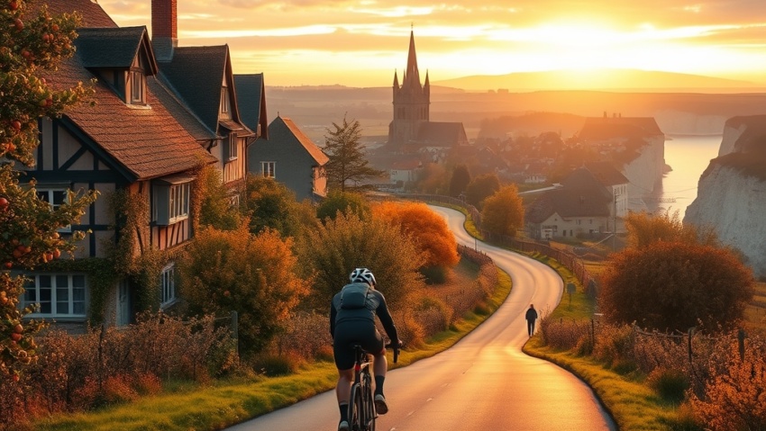 Normandia en Bicicleta Un Viaje Epico a Traves de la Historia y la Naturaleza en Otono