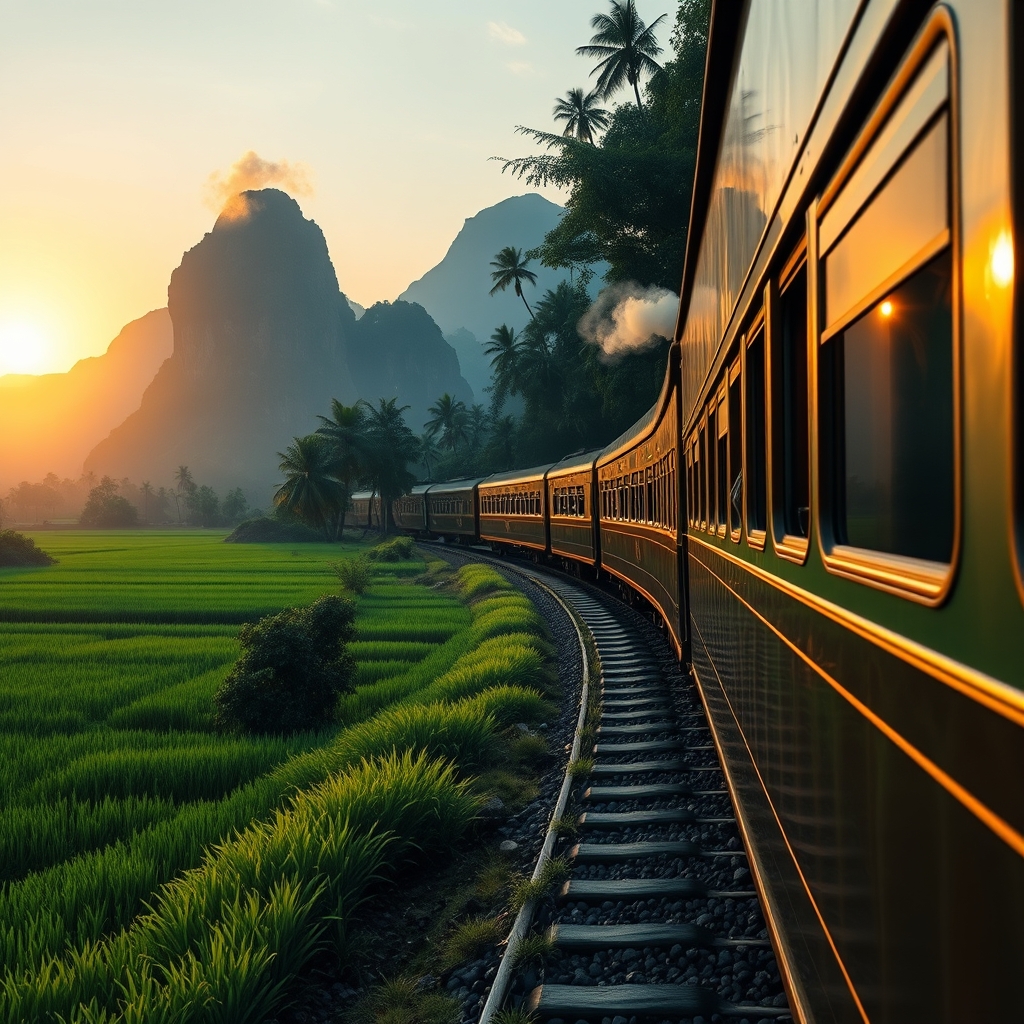 El Ultimo Silbido Despidiendo el Viaje Ferroviario Historico de Singapur a Bangkok